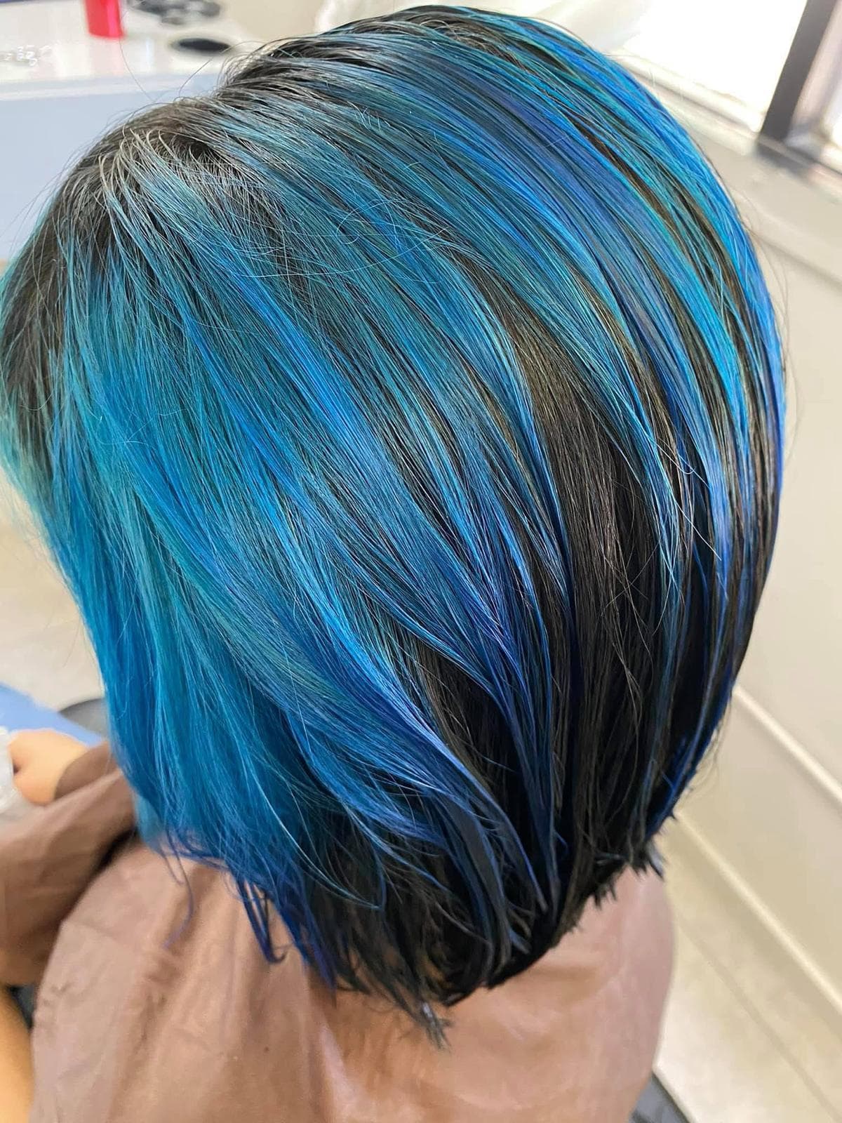 Mechas Fantasía Azul