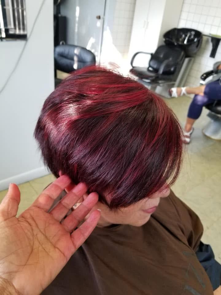 Mechas Rojo Intenso
